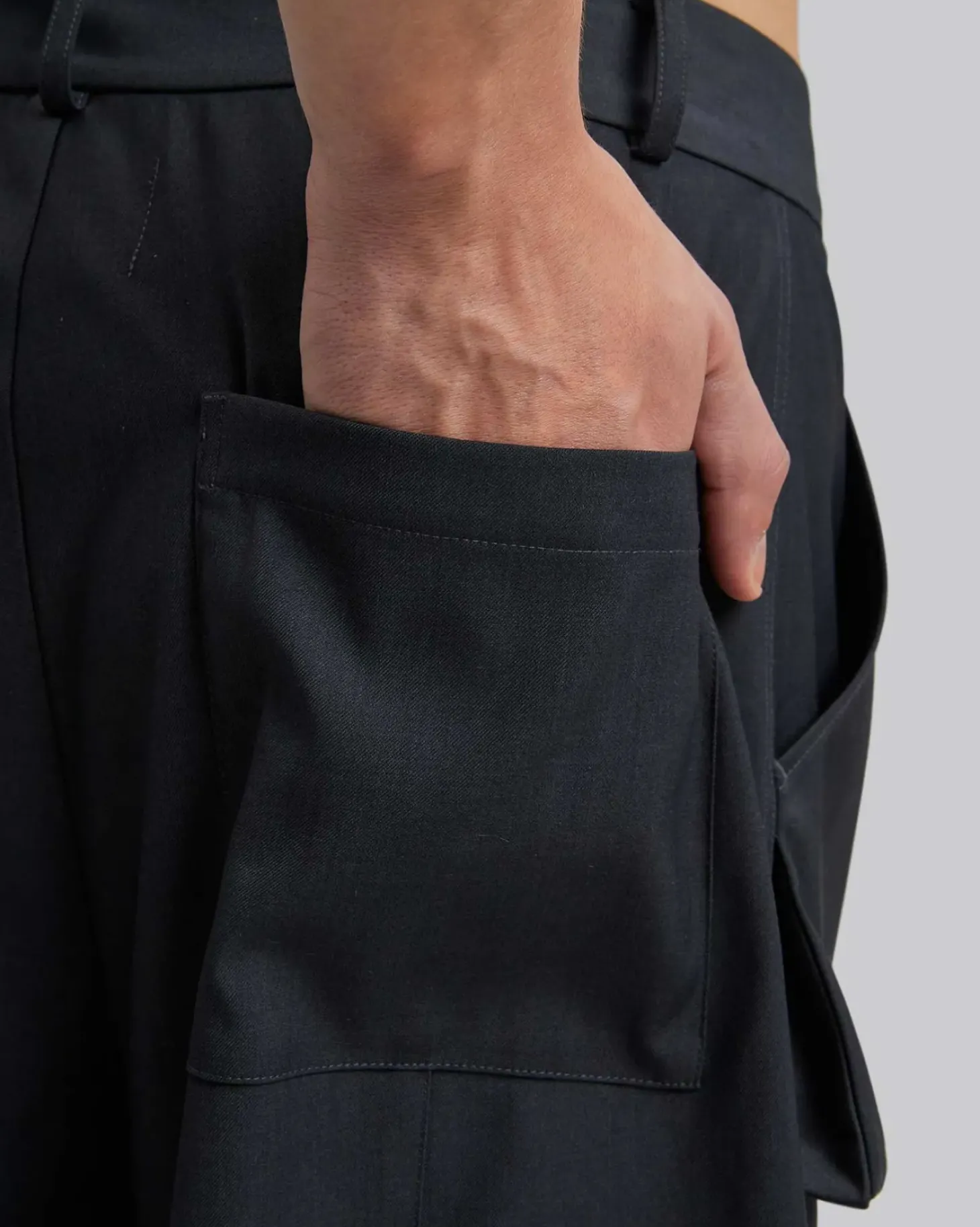 1 × Formalwear Paneled Shorts