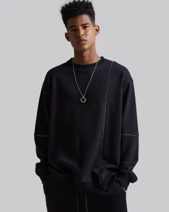 1 × Reflective Stripes Sweatshirt