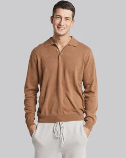 100% Cashmere Polo Sweater