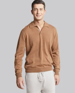 100% Cashmere Polo Sweater