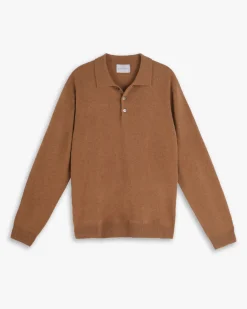 100% Cashmere Polo Sweater