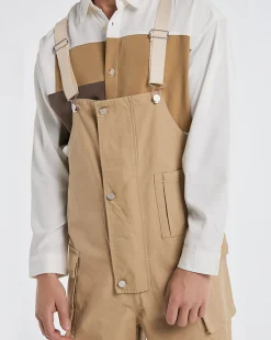 100% Cotton Pocket Bib Overalls