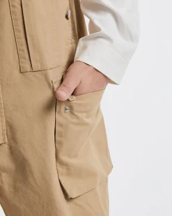 100% Cotton Pocket Bib Overalls