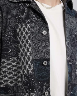 1 ×Intricate Pattern Overshirt