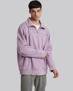 All-Cotton Long-Sleeve Sweatshirt