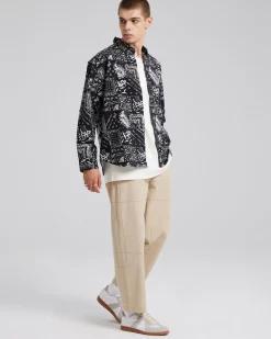 All-Cotton Patterned Shirt