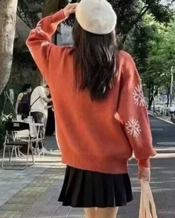Bear Crewneck Knit Jumper