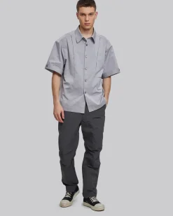 Breathable Nylon Paneled Shirt