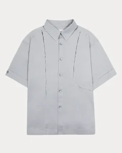 Breathable Nylon Paneled Shirt