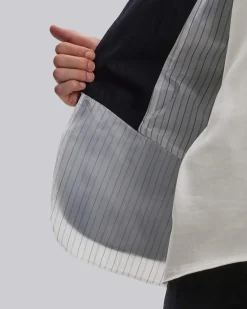 Button-Lapeled Blazer