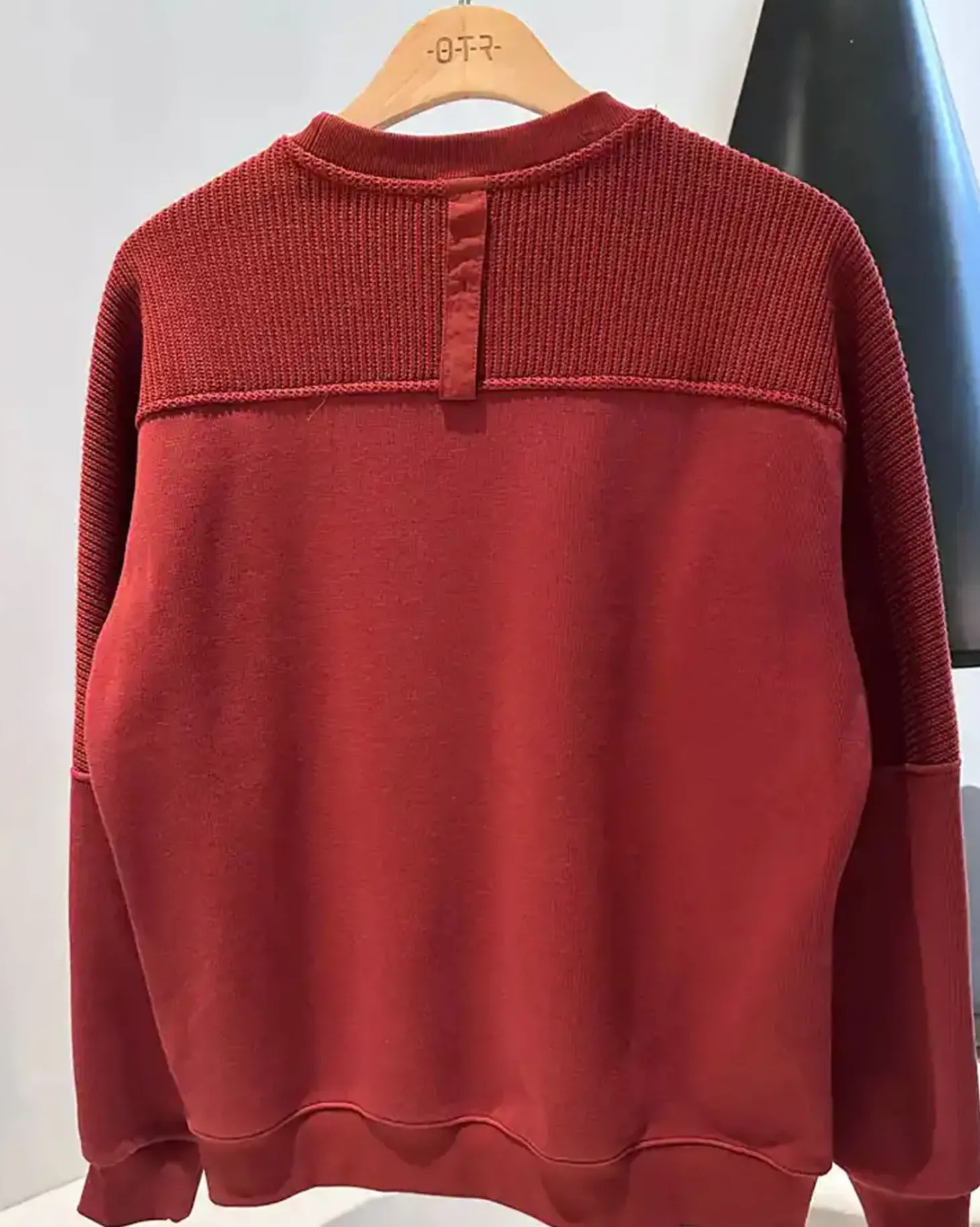 Chest Pocket Patchwork Sweatshirt