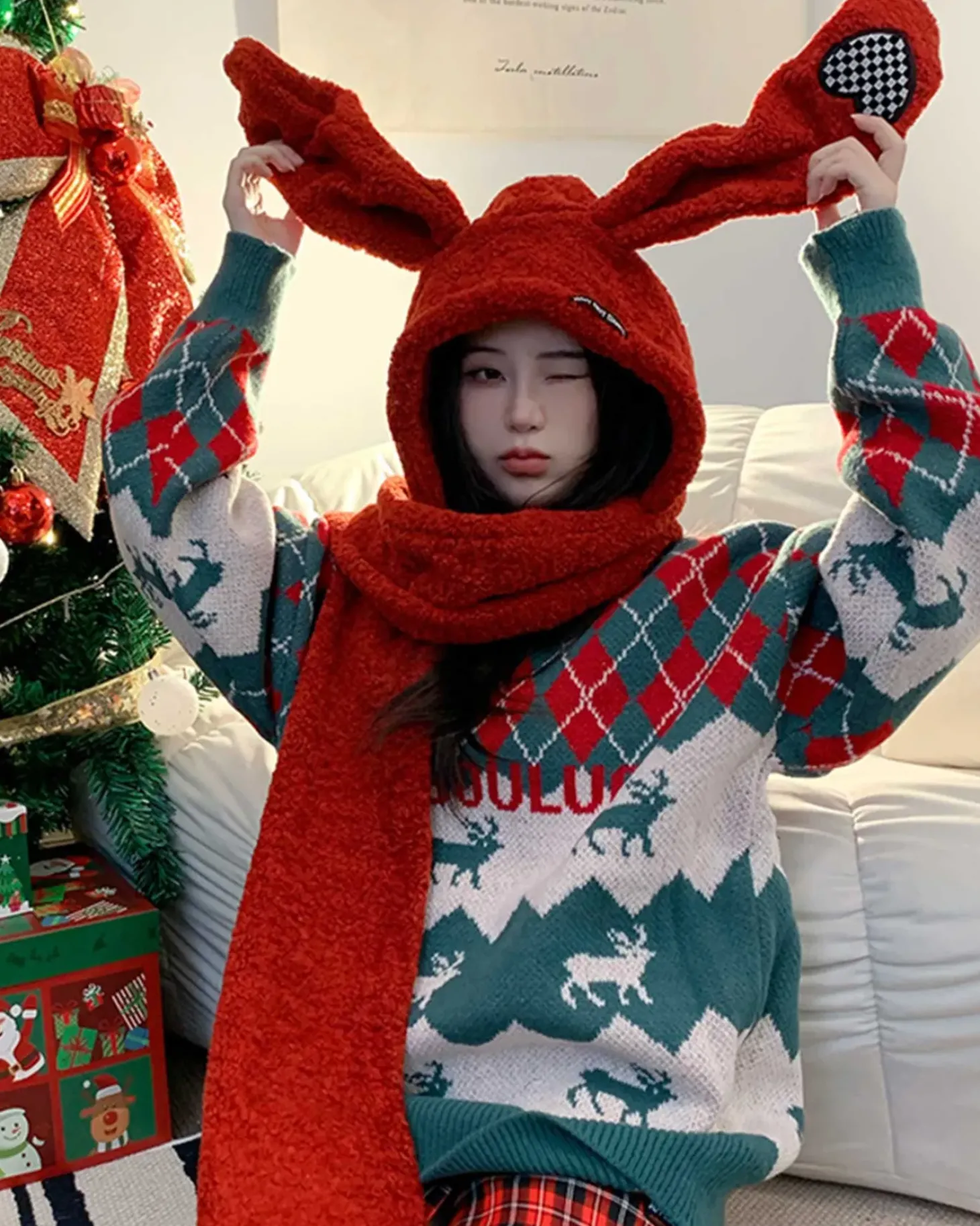 Christmas Round Neck Jumper