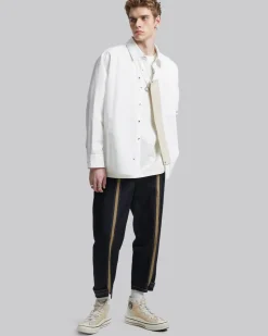 Contrast Stripe Tapered Pants