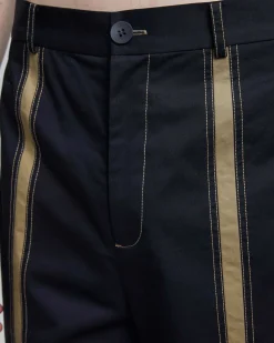 Contrast Stripe Tapered Pants