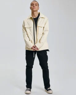Contrasting Zipper Jacket