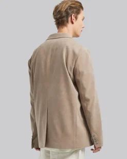 Corduroy Drawstring Blazer