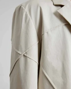 Cotton Criss-Cross Blazer