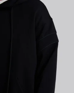Cotton Paneled Hoodie