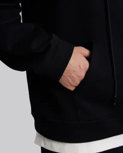 Cotton Paneled Hoodie