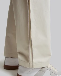 Cotton Pleated Pants
