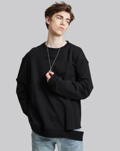 Cotton Ripped Sweatshirt