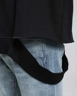 Cotton Ripped Sweatshirt