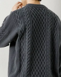 Crewneck Cable-Knit Jumper