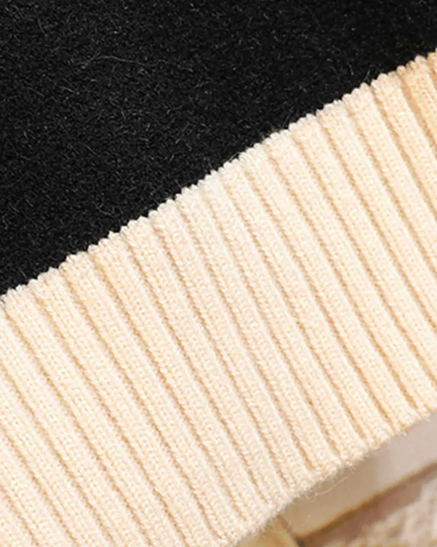Crewneck Colorblock Knit Jumper