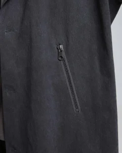 Diagonal Hand-Pockets Coat