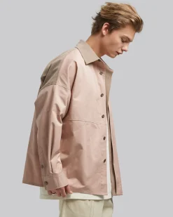 Double Placket Oversize Shirt
