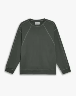 Exposed Paneling Seam Sweatshirt