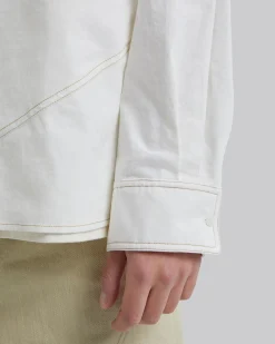 Exposed Seam Polo-Shirt