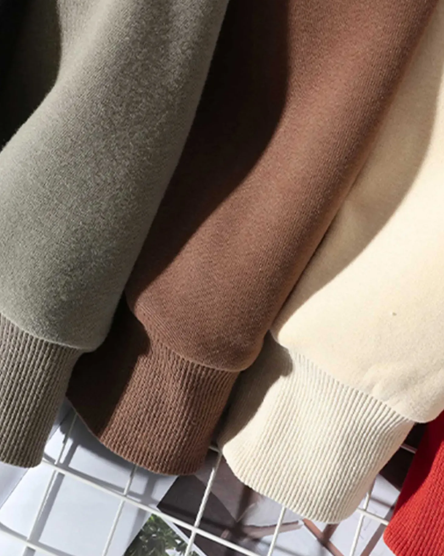 Fake Two-Piece Cotton Sweatshirt