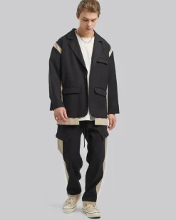 Faux Two-Piece Suit Jacket