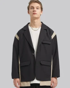 Faux Two-Piece Suit Jacket