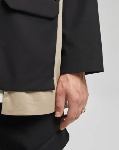 Faux Two-Piece Suit Jacket
