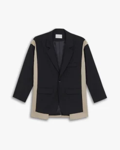 Faux Two-Piece Suit Jacket