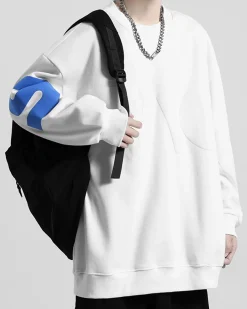 Fleece Lined Letter Sweatshirt