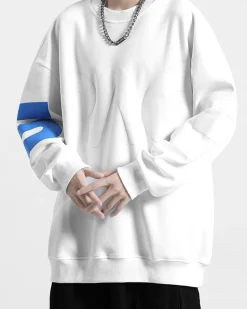 Fleece Lined Letter Sweatshirt