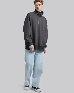 Half-Zip Relaxed Fit Sweatshirt