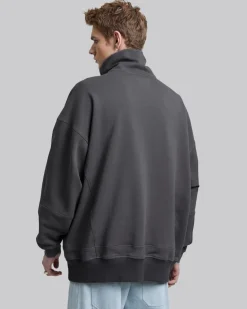 Half-Zip Relaxed Fit Sweatshirt