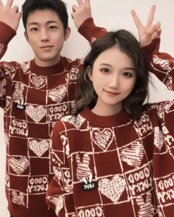 Heart Detail Crew Jumper