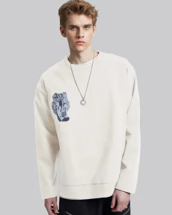 High Low Hem Graphic Sweatshirt
