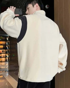 High Neck Half-Zip Pullover