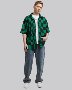 Irregular Checkered Shirt