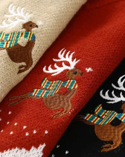 Knitted Crewneck Christmas Jumper