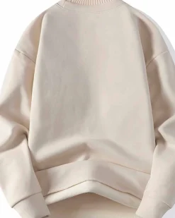 Layered Neck Cotton Pullover