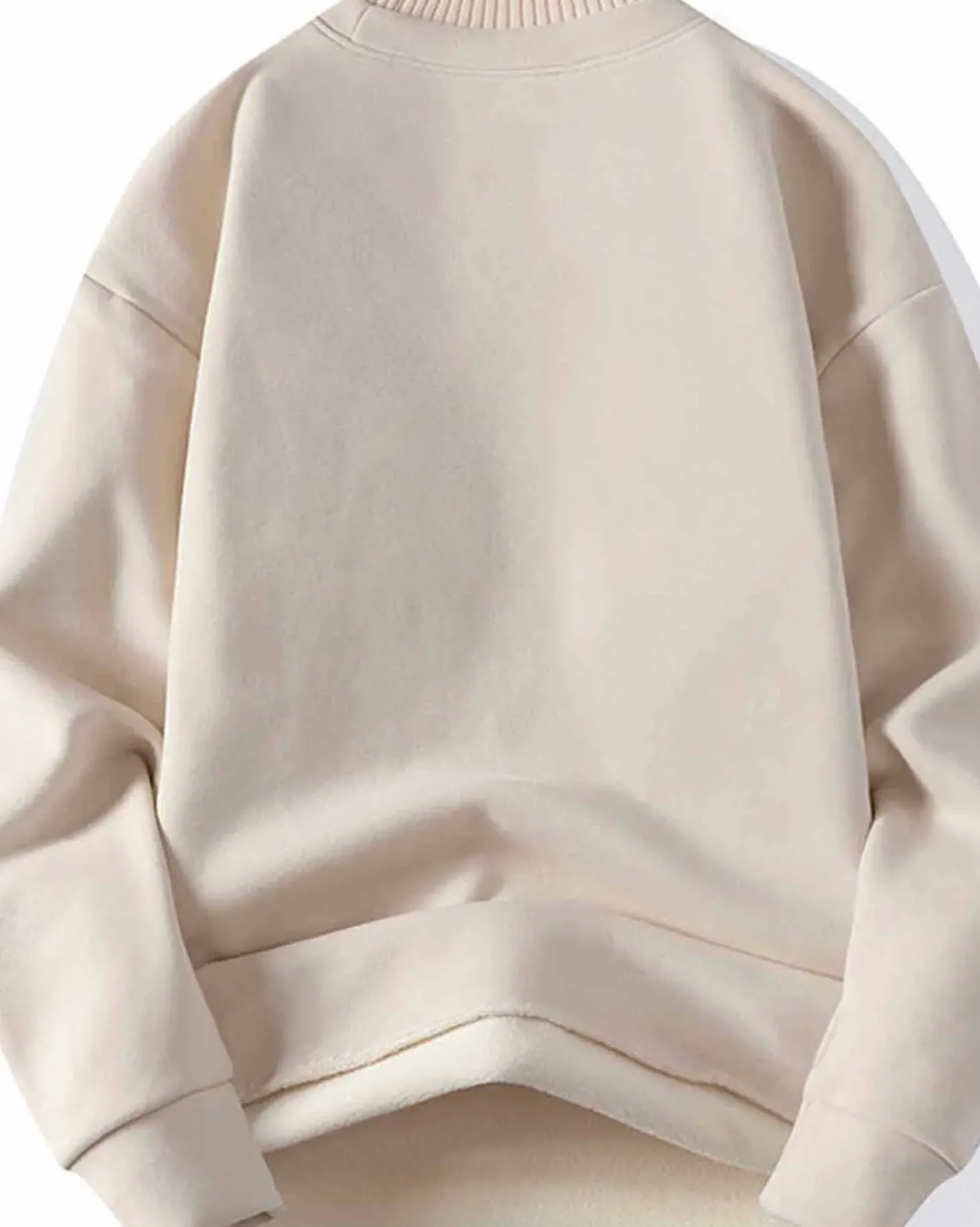 Layered Neck Cotton Pullover