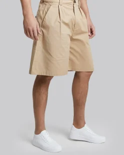 Loose Knee-Length Shorts