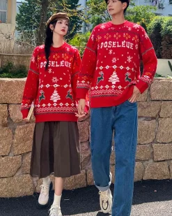 Loose-Cut Christmas Jumper